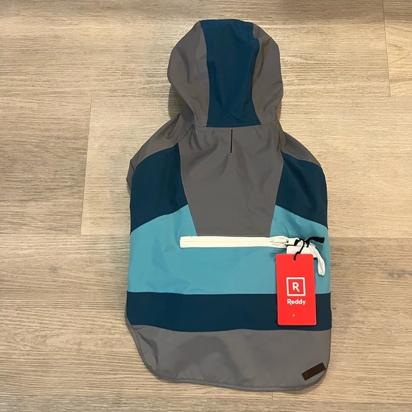 Reddy Dog NWT puddle jumper jacket Windbreaker Backpack Combo Medium blue M - Picture 1 of 10